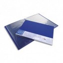 Porte vues EXACOMPTA - Protège-documents UPLINE en polypropylène opaque. 60 vues, 30 pochettes - Bleu
