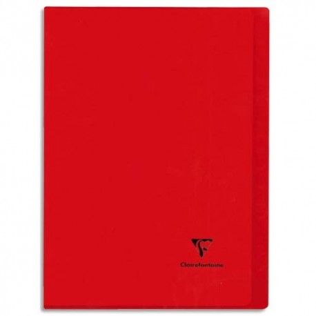 Cahier 21x29,7 (A4) 96 pages grands seyes piqûre 90g Couverture polypropylène Koverbook Clairefontaine
