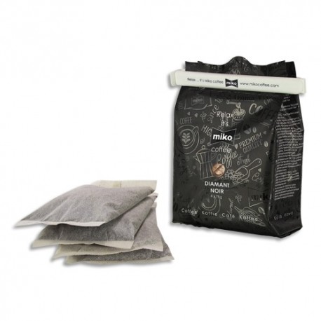 Café grain 100% arabica Diamant noir - MIKO - Paquet de 1 kg