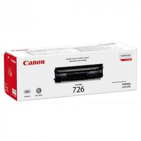 CANON CRG-726 (726/3483B002) cartouche toner noir de marque Canon 726-3483B002