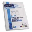 GPV Paquet de 50 pochettes vélin blanc auto-adhésives 90g format C4 229 x 324 mm fenêtre 50 x 100 mm