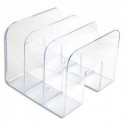 DURABLE Trieur vertical 3 compartiments Business cristal transparent