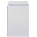 NEUTRE Boîte de 500 pochettes velin blanc 90g C5 162x229 mm fermeture auto-adhésive