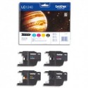 BROTHER LC-1240 (LC1240) value Pack jet d'encre 4 couleurs LC1240VALBP