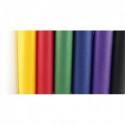 CLAIREFONTAINE Rouleau de papier Kraft couleur 65g. Grande dimension 10x0,7m. Coloris vifs assortis