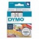 DYMO Cassette D1 (43613) ruban impression noir sur fond blanc 6mmx7m pour étiqueteuse Dymo