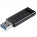 VERBATIM Clé USB 3.0 PINSTRIPE Noire 64Go 49318 + redevance
