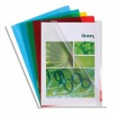 EXACOMPTA Sachet de 50 pochettes coin en PVC 13/100 ème. Coloris assortis bleu,incolore,jaune,rouge,vert - Assortis