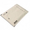 AIRPRO Boîte de 100 pochettes à bulles d'air en Kraft blanc, fermeture auto-adhésive, Format 23 x 34 cm