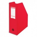 Porte-revue ESSELTE - Porte-revues en PVC soudé dos de 10 cm rouge