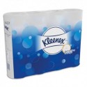 KLEENEX Colis de 96 rouleaux de Papier toilette, 2 plis, 210 formats micro-embossé blanc