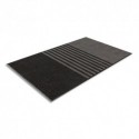PAPERFLOW Tapis d'accueil 3 en 1 Gris en PP et Polyester microfibre, Format : 90 x 150 cm épaisseur 10 mm