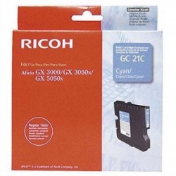RICOH GC21C - Cartouche gel cyan de marque Ricoh GC-21C (405533)