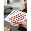 Etiquette AVERY L7418 - Pochette de 200 étiquettes pour badges à clip plastique format 5,5 x 8,6 cm
