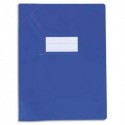 Protège-cahier Strong Line opaque format 24x32 15/100° + coins renforcés (30/100°). Coloris bleu Elba