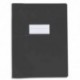 Protège-cahier Strong Line opaque format 24x32 15/100° + coins renforcés (30/100°). Coloris Noir Elba