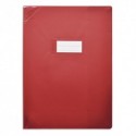 Protège-cahier Strong Line opaque format 24x32 15/100° + coins renforcés (30/100°). Coloris Rouge Elba
