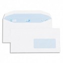 Enveloppe blanche GPV Boite 1000 mise sous pli automatique 80g format DL1 (115x225) fenêtre 45x100
