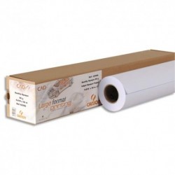 CLAIREFONTAINE Bobine papier Blanc couché brillant 190g pour traceur  0,914x30m. Qualité photo - Direct Papeterie.com