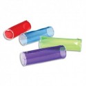 VIQUEL Trousse ronde PROPYGLASS 22 X 7 X 7cm PVC Assortis Transparent rouge, bleu, vert, violet - Assortis