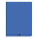 Cahier 17x22 48 pages grands carreaux (idéal pour les maternelles) piqure 90g Couverture polypropylène - Bleu