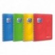 OXFORD Cahier spirale à rabats EASYBOOK 24x32cm 160 pages 90g Seyes. Couverture PP assorties