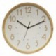 ORIUM Horloge OSLO à cadran Blanc et Chiffre en Bois, contour bois, mouvement Quartz, D41,6 cm x P4,5 cm