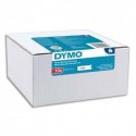 DYMO Pack de 10 rubans D1 Noir/Blanc 19 mm x 7 m 2093098