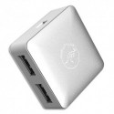 MOBILITY LAB Hub cube 4 ports USB 2.0 argent ML301655