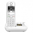 GIGASET Téléphone sans fil AS690A avec répondeur Blanc AS690ABLC