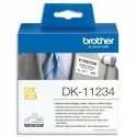 BROTHER Rouleau de 260 étiquettes badges auto-adhésif textile 60x86mm DK11234