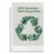 LEITZ Boîte de 100 pochettes perforées en A4 polypropylène grainé 7/100è 100% recyclées incolore