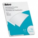 IBICO Pack de 100 pochettes de plastification brillantes A4, 75 microns 627316