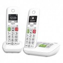 GIGASET Téléphone sans fil E290 duo blanc avec répondeur L36852-H2921-N102