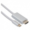 APM Câble HDMI Mâle/ Type-C Mâle 4K 1,8m Alu 590480