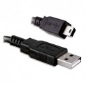 APM Câble USB 2.0 A/Mini USB Mâle/Mâle 1,8m Noir 570308