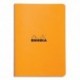 RHODIA Cahier piqûre 96 pages 5x5 format 14,8x21cm. Coloris orange