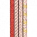 CLAIREFONTAINE Rouleau papier cadeau Excellia 80g. Dimensions 2x0,70m. Coloris multiples Motif Romance