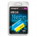 INTEGRAL Pack de 2 clés USB 3.0 32Go Bleu/Jaune INFD32GBNEON3.0BLYL