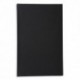 EXACOMPTA Registre folioté format 22x35cm 200 pages 90g quadrillées 5x5. Toilé. Coloris noir