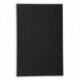 EXACOMPTA Registre folioté format 25,5x39cm 400 pages 90g quadrillées 5x5. Toilé. Coloris noir