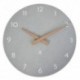 ALBA Horloge murale grise nature et tendance. Diamètre 30 cm.