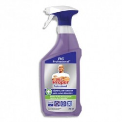 MR PROPRE Spray 750 ml Nettoyant désinfectant, formule professionnelle, contact alimentaire