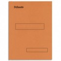 Dossier suspendu ESSELTE - B/100 sous-dossiers 160g à 2 rabats orange Scor armoire et tiroir - Orange