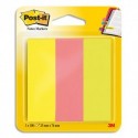 POST-IT 3 blocs index de 100 feuilles format 25x76mm coloris assortis - Assortis
