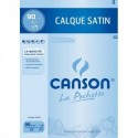 Papier calque Canson pochette de 10 feuilles calque satin format A3 90 grammes