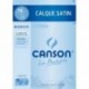 Papier calque Canson pochette de 10 feuilles calque satin format A3 70 grammes