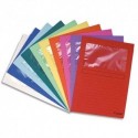 EXACOMPTA Paquet de 25 pochettes coins en carte 120g avec fenêtre - Assortis pastel
