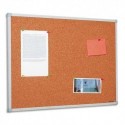 Tableau liège Bi-Office - Tableau d’affichage cadre PVC 90 x 120 cm