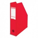 Porte-revue ESSELTE - Porte-revues en PVC soudé dos de 7 cm rouge